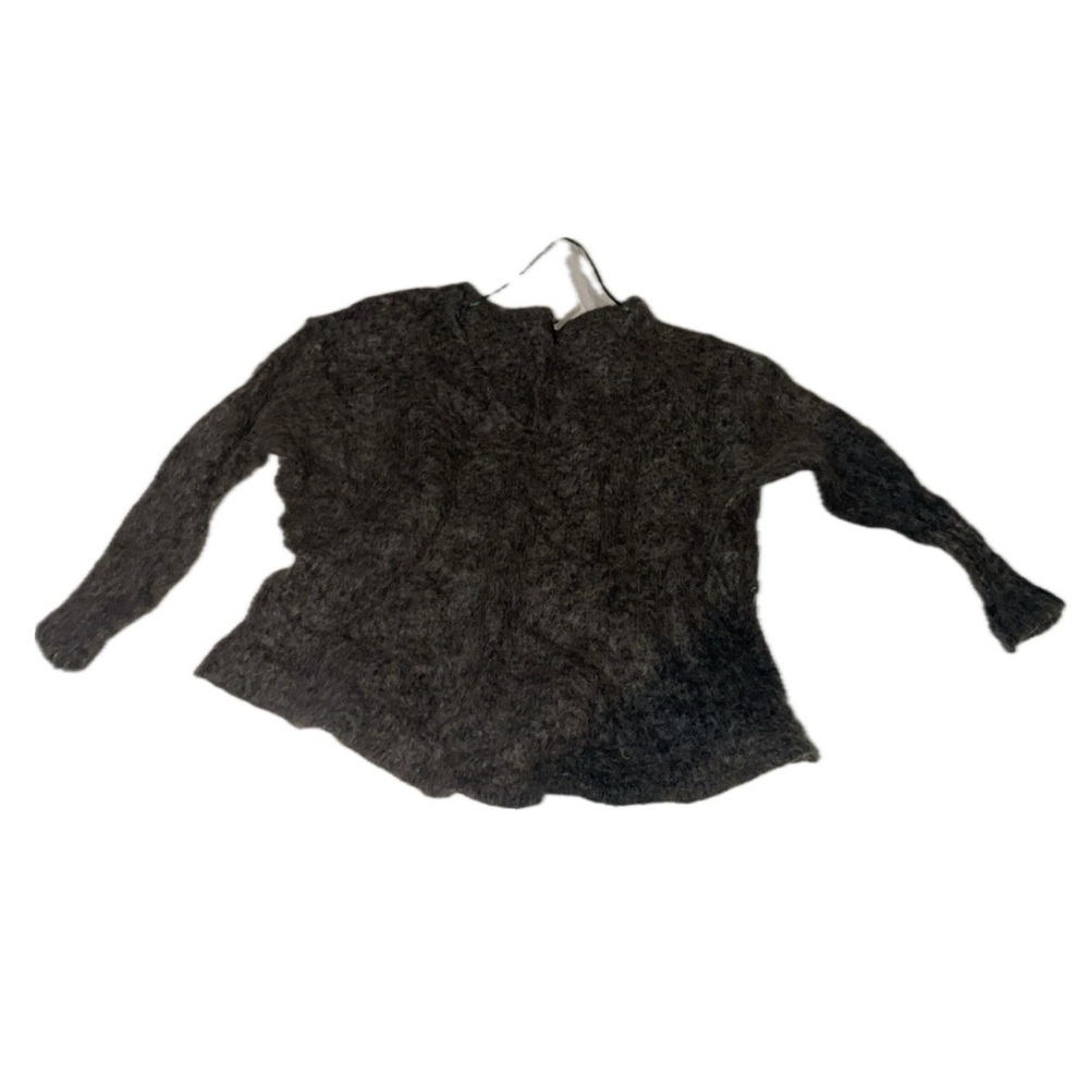 green free people sweater